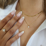 Gold Angel Layered Necklace