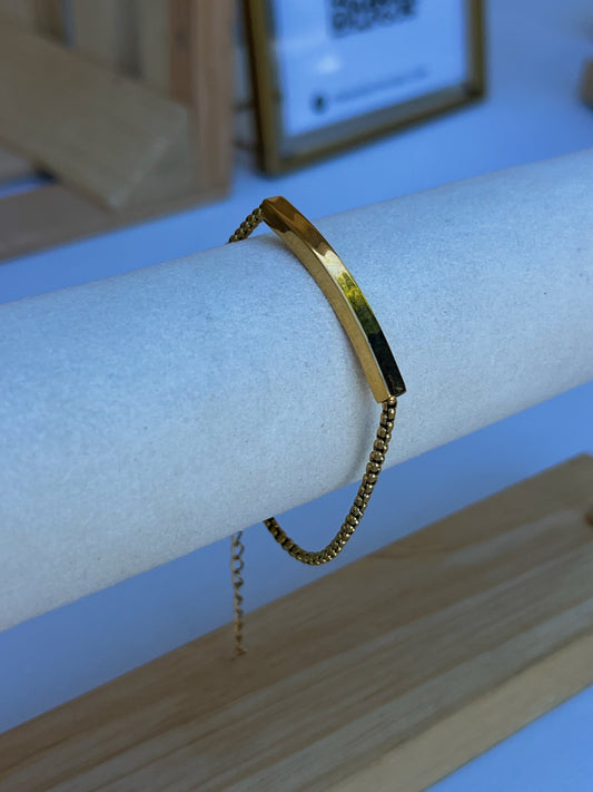 Gold Bar Bracelet