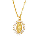 Gold Virgencita Necklace