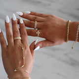 Gold Lumi Adjustable Ring