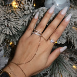 Gold Bead Hand Chain