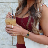 Gold Star Watch Bracelet