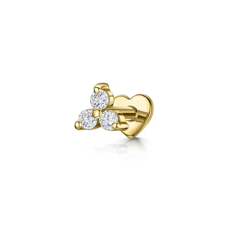 Flower Cz Studs