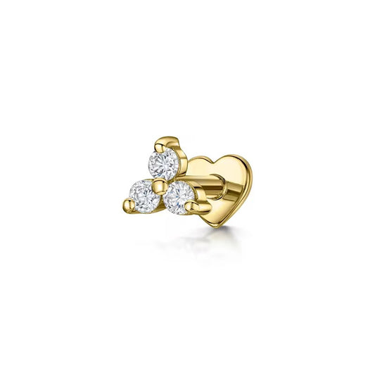 Flower Cz Studs