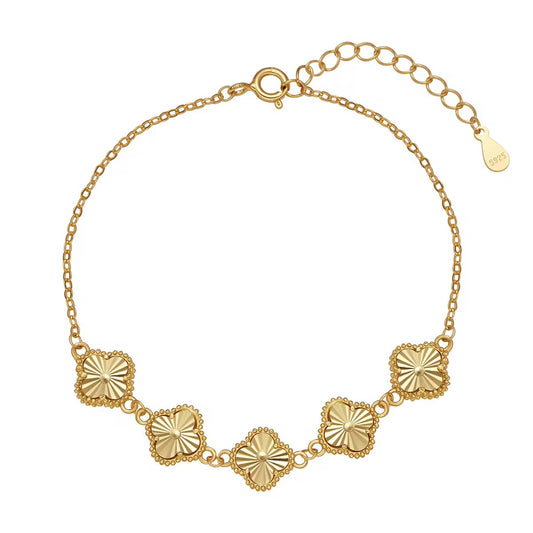 Lucky Five Flower Bracelet