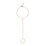 Gold Twist Hand Chain