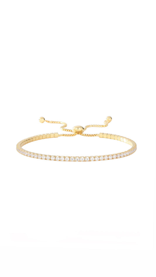 Gold Tennis Bracelet