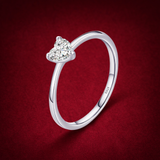 Silver True Love Ring