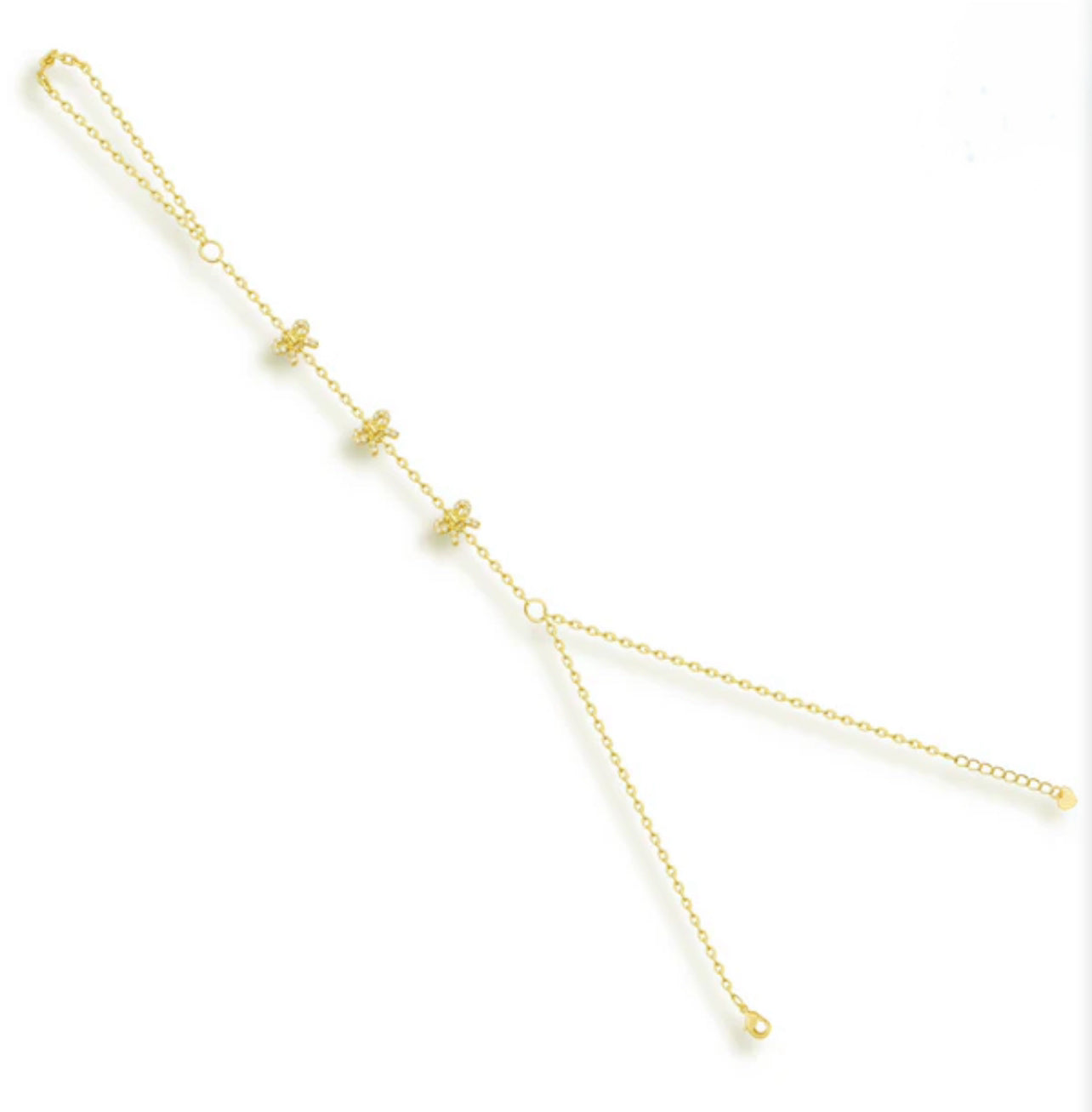 Gold Bow Hand-chain