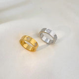 Gold CZ Flower Ring
