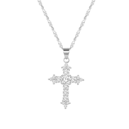 925 Silver Cross Necklace
