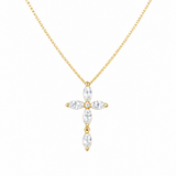 Crystal Cross Necklace