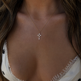 Crystal Cross Necklace