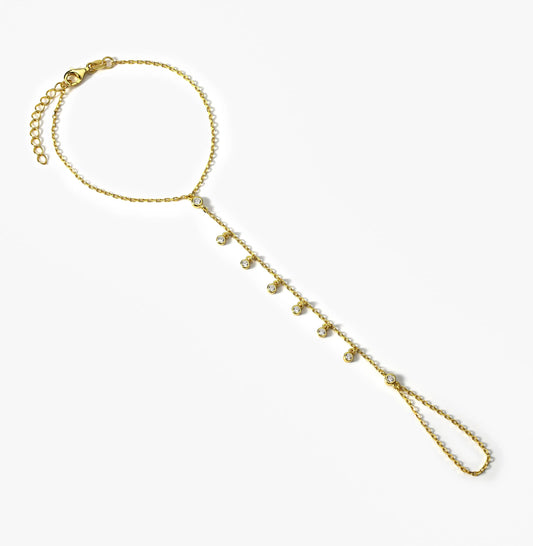 Gold Stargirl Hand Chain