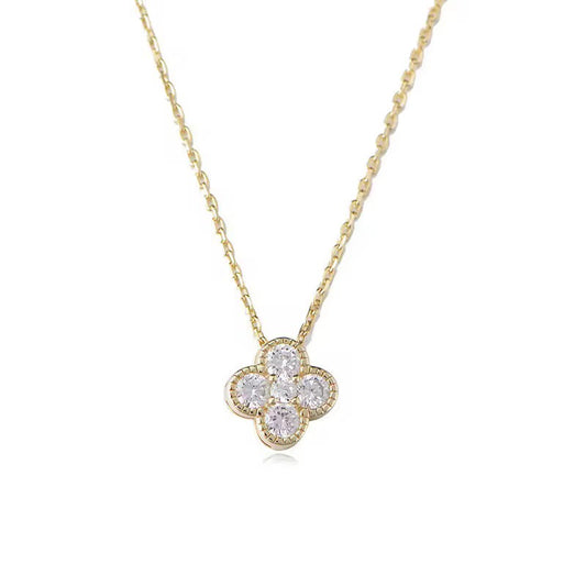 Gold Mini Flower Necklace