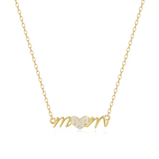 Mom Heart Necklace