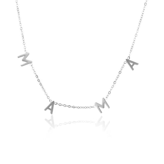 Silver Mama Necklace