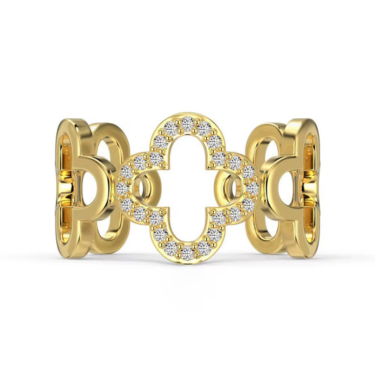 Gold Flower Ring