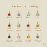 Gold Birthstone Ring Set