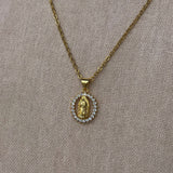 Gold Virgencita Necklace