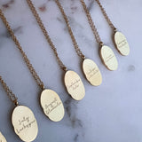 Birth Flower Necklace